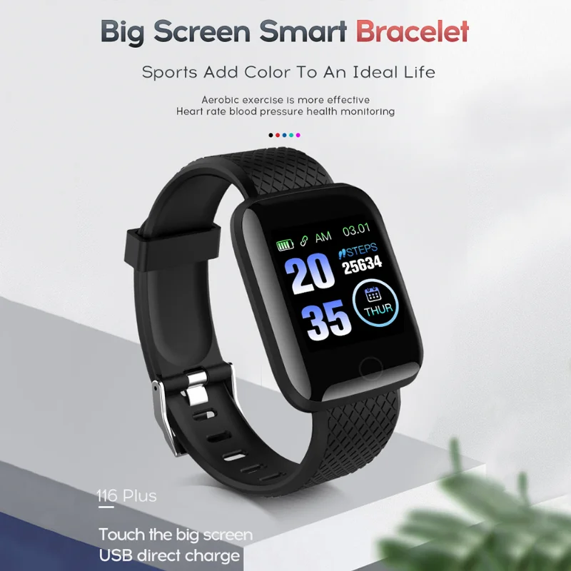 Smart Watch Men Women Blood Pressure Waterproof Smartwatch Women Heart Rate Monitor Fitness Tracker Kids Watch Sport For Xiaomi