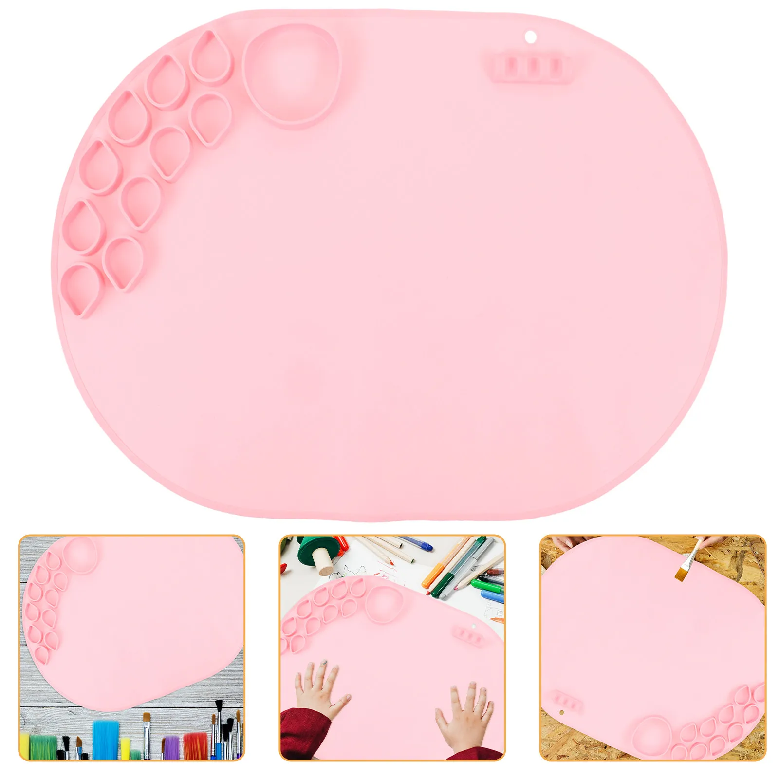 

Профессиональный силиконовый коврик для рисования и творчества, антипригарный, термостойкий, гибкий, для акварели, литья смолой, полимерной глины