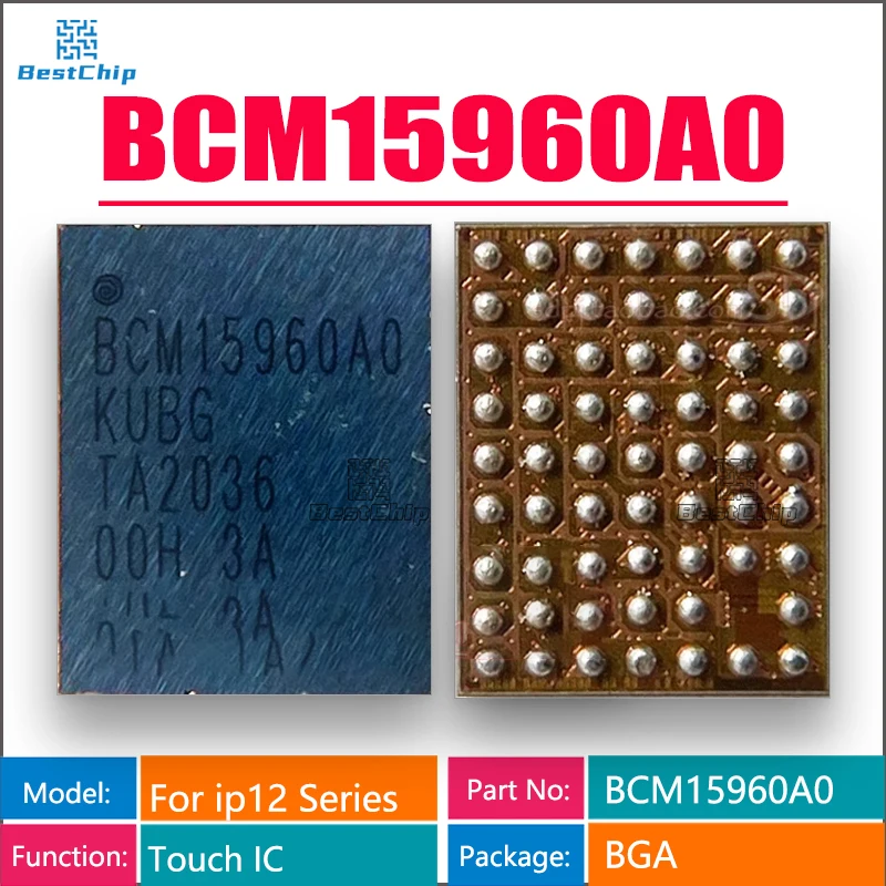 

5pcs BCM15960A0 For iPhone 12 12Pro 12Promax 12Mini U9000 Touch Boost IC Chip BCM15960AO BCM1596