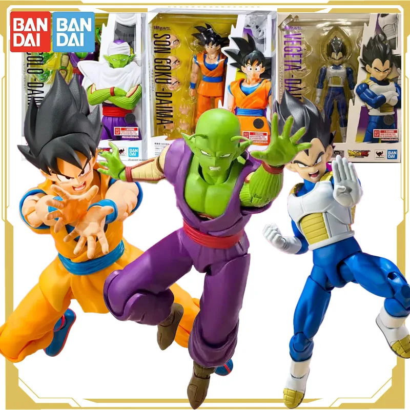 

Bandai Original S.H.Figuarts Dragon Ball DAIMA PICEOLO Vegeta Son Goku Action Figure Toys for Boys Girls Gift Collectible Model