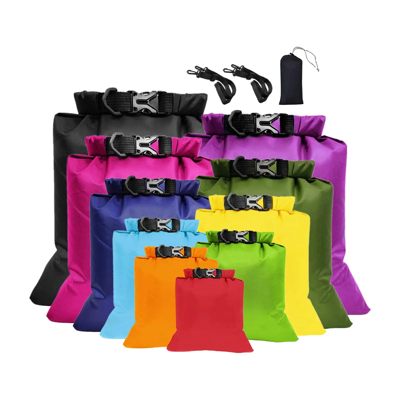 10x Waterproof Sacks Airtight Kayak Float Bag for Camping Backpacking