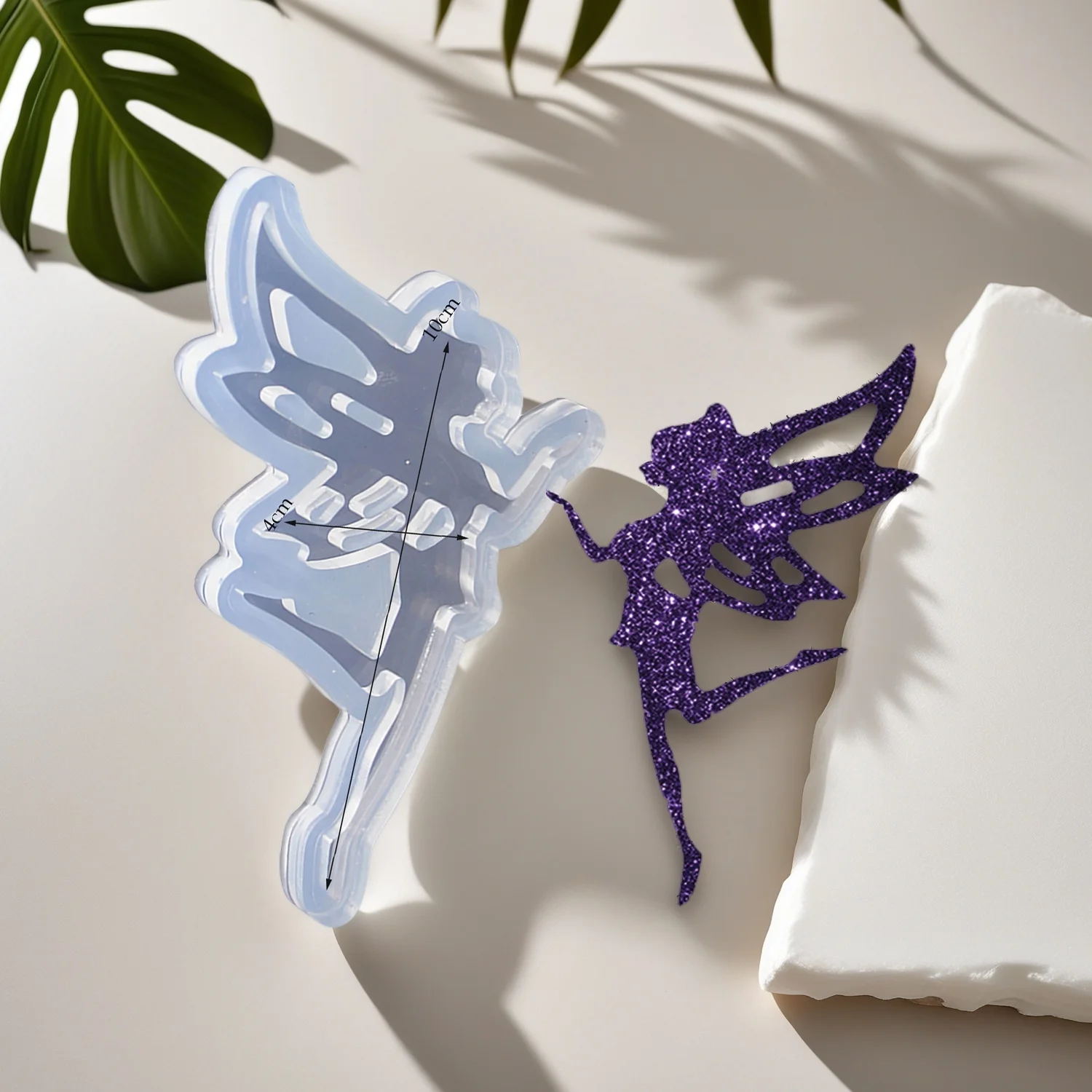 Silicone Angel boy Mold DIY Making Epoxy Resin Jewelry DIY Craft Silicone Fairy Keychain Mold - view 5