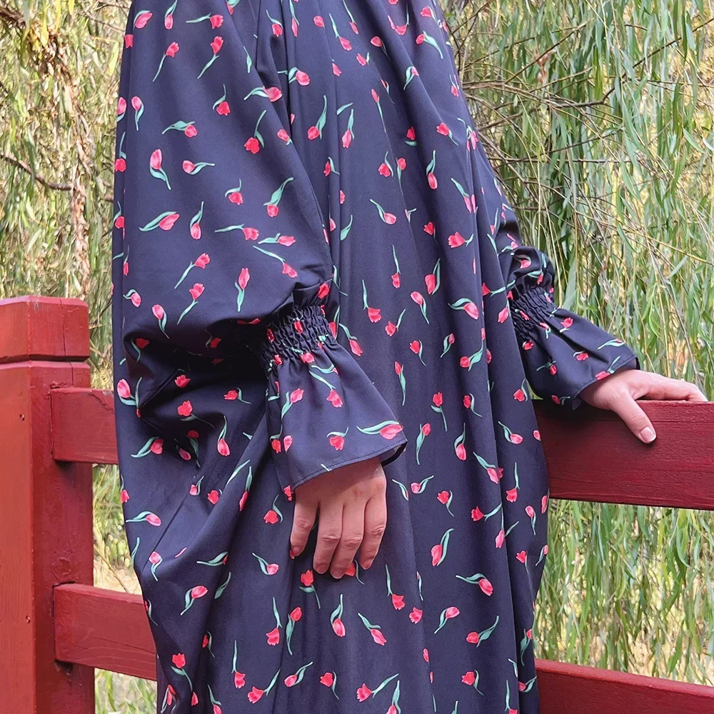 

Рамадан, Ид, Джеллаба, Абайя с капюшоном, с принтом, Жалабия, мусульманское платье, женская одежда для намаза, Бурка, турецкий халат, Дубайский кафтан, исламская одежда