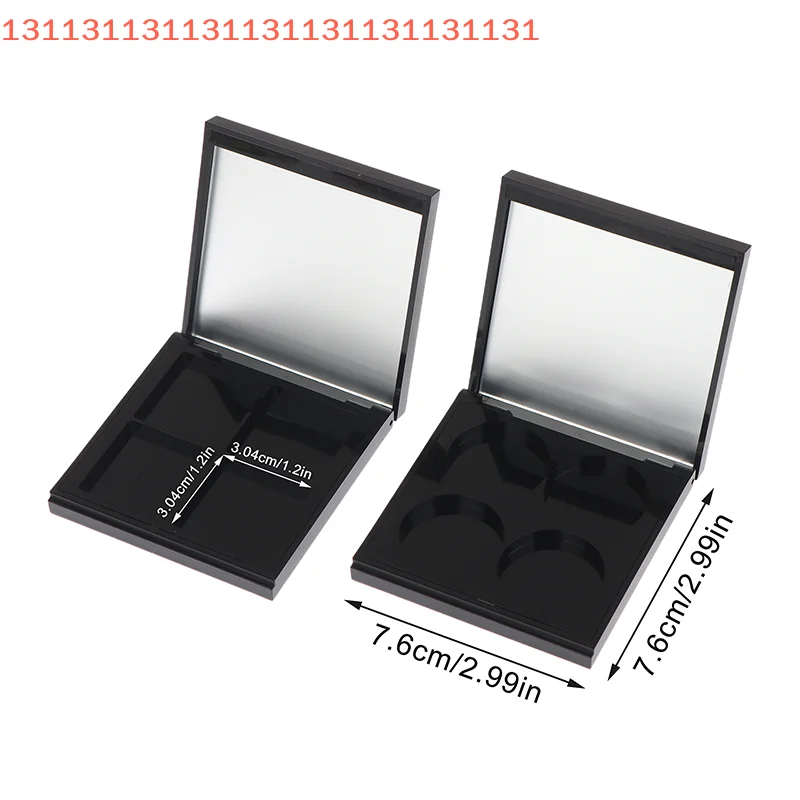 4 شبكات فارغة المغناطيسي مستحضرات التجميل لوحة حامل صندوق المهنية علبة ملمع الشفاه مع مرآة مسحوق صندوق أحمر الخدود لظلال العيون #6