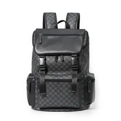 Mochilas de moda de lujo para hombre, Mochila de viaje de alta capacidad, Mochila escolar para hombre, Mochila para ordenador portátil para hombre