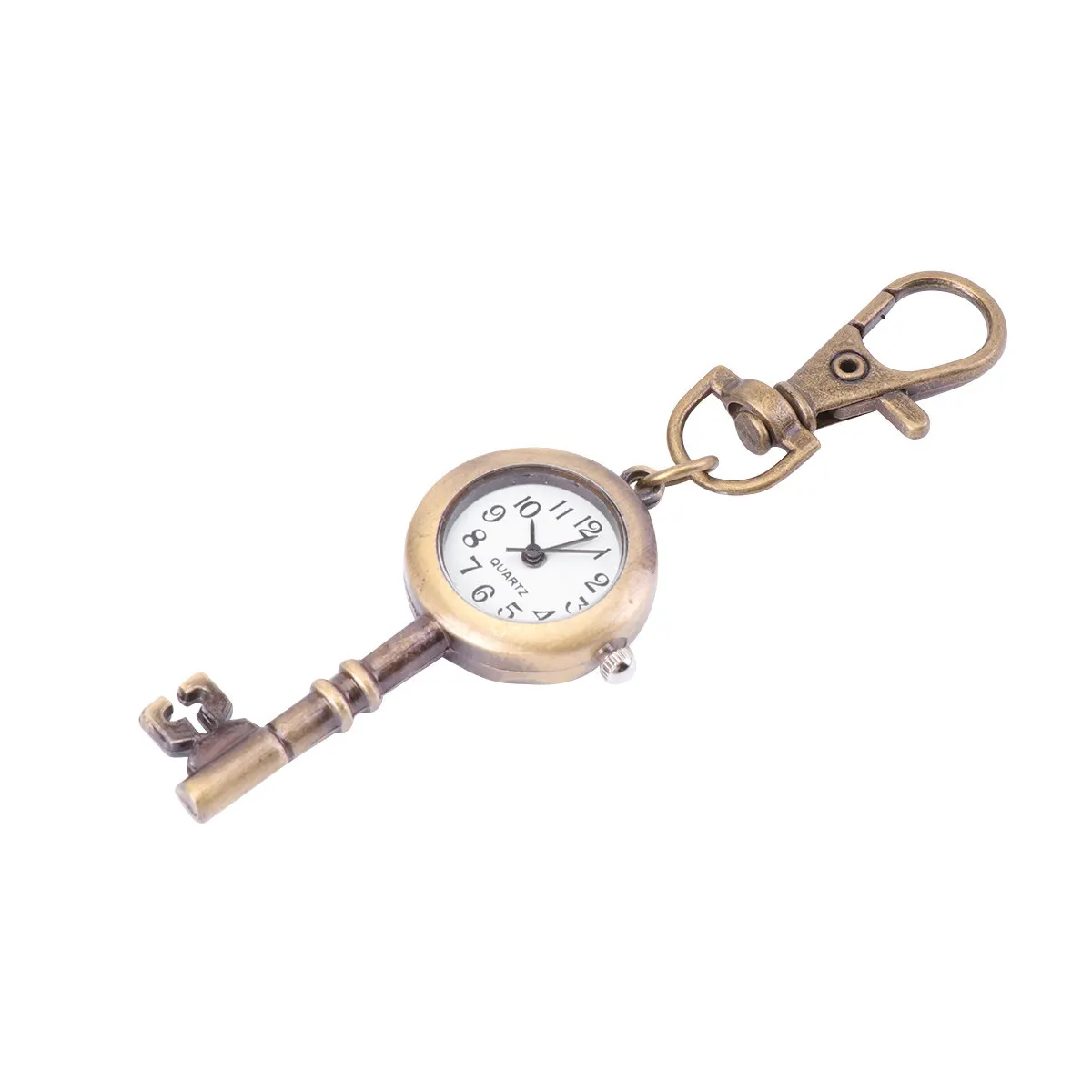 

1 шт. Изысканные ретро-карманные часы из латуни, простой и элегантный дизайн, аксессуар для одежды, подарок