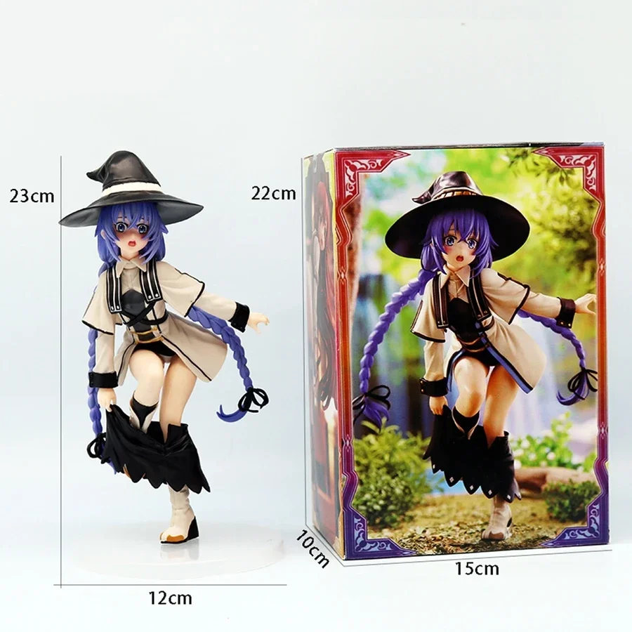 23cm Magician Roxy Migurdia Action Figure Mushoku Tensei：Jobless Reincarnation Anime Figure PVC Adult Collection Model Doll Toys