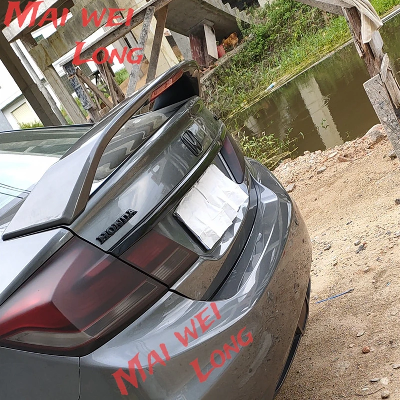 High Quality ABS Material Car Rear Wing Spoiler For Honda Civic 2012 2013 2014