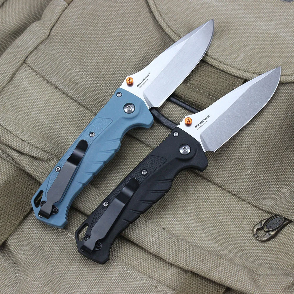 BM 18065 Folding Knife CPM-MagnaCut Blade High Quality Sharp Pocket Knife EDC Outdoor Hunting Survival Camping Knives Tool