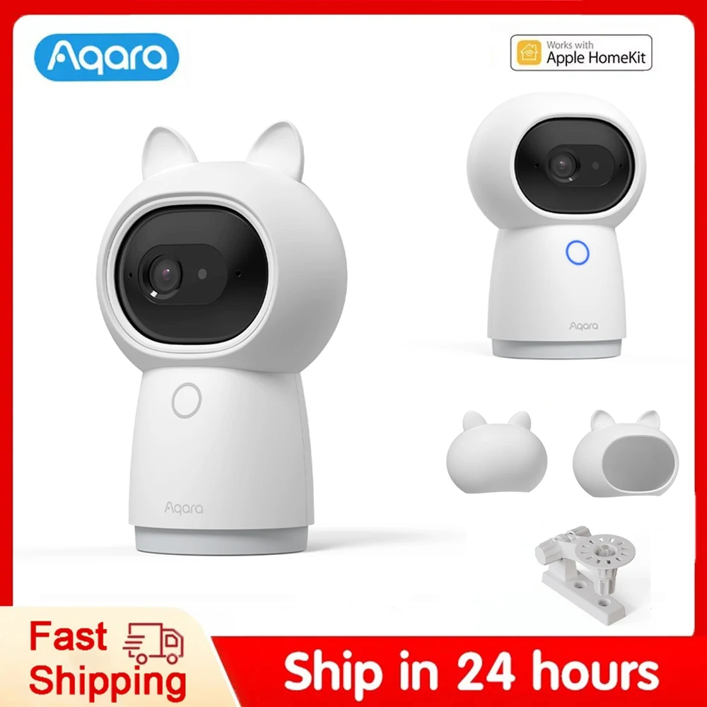 Aqara Smart Camera G3 Hub Gateway Edition WIFI 2.4/5GHz AI-Powered Recognition 2K HD 360-Degree For Apple Homekit APPigina