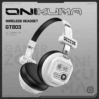 ONIKUMA GT803 Wireless Gaming Headset Bluetooth 5.4 Battery capacity 400mAh Last about 50 hours