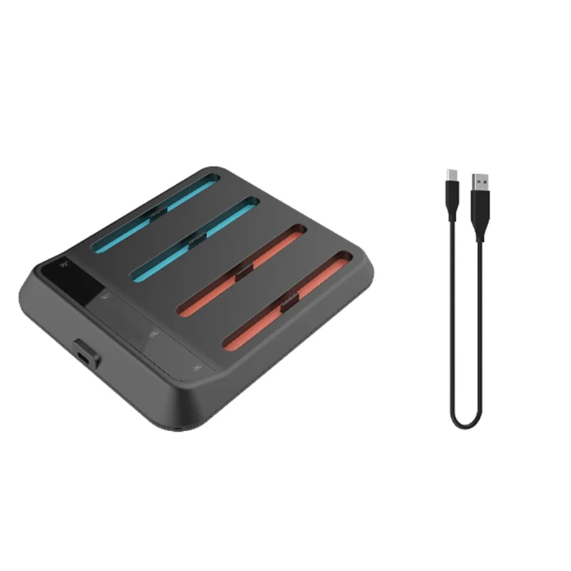 

For Switch2 Left And Right Controller Charging Stand NS2 Controller 4-In-1 Charging Stand With Indicator Light