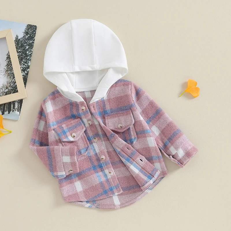 New Infant Coat For Baby Jacket Autumn Winter Plaid Jacket For Baby Boys Costume Toddler Kids Coat Newborn Baby Clothes