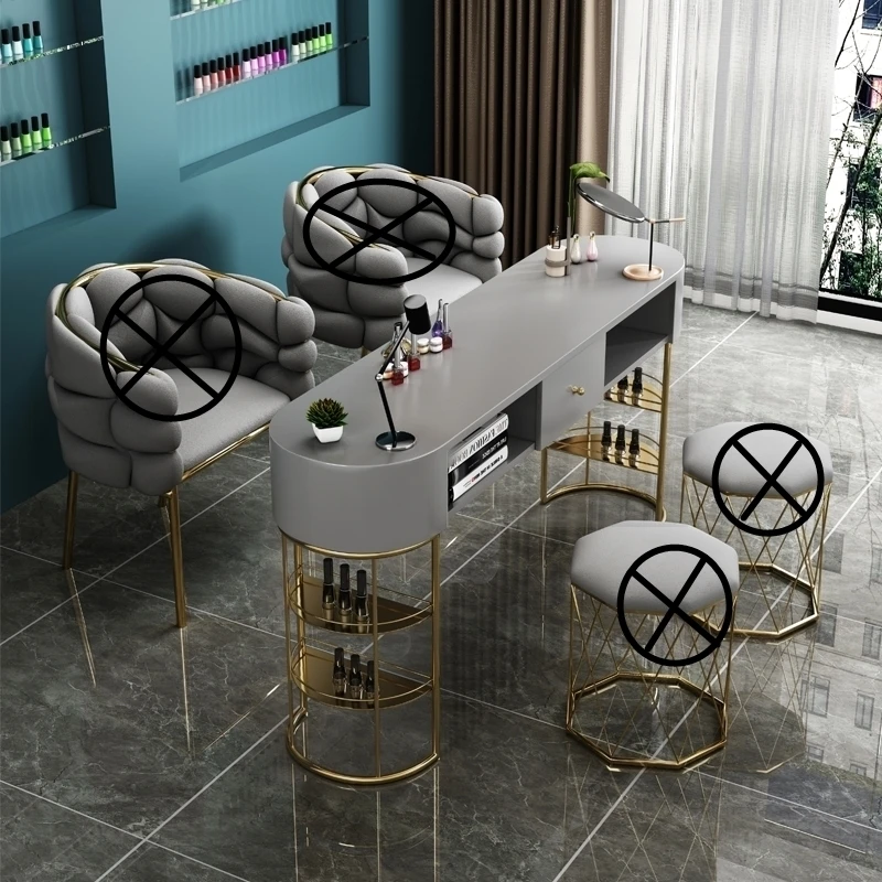 Luksusowy profesjonalny stół do paznokci kobiety szuflada kosmetyczna stół do Manicure salon proste meble Mesa Manicura salony LJ50MT