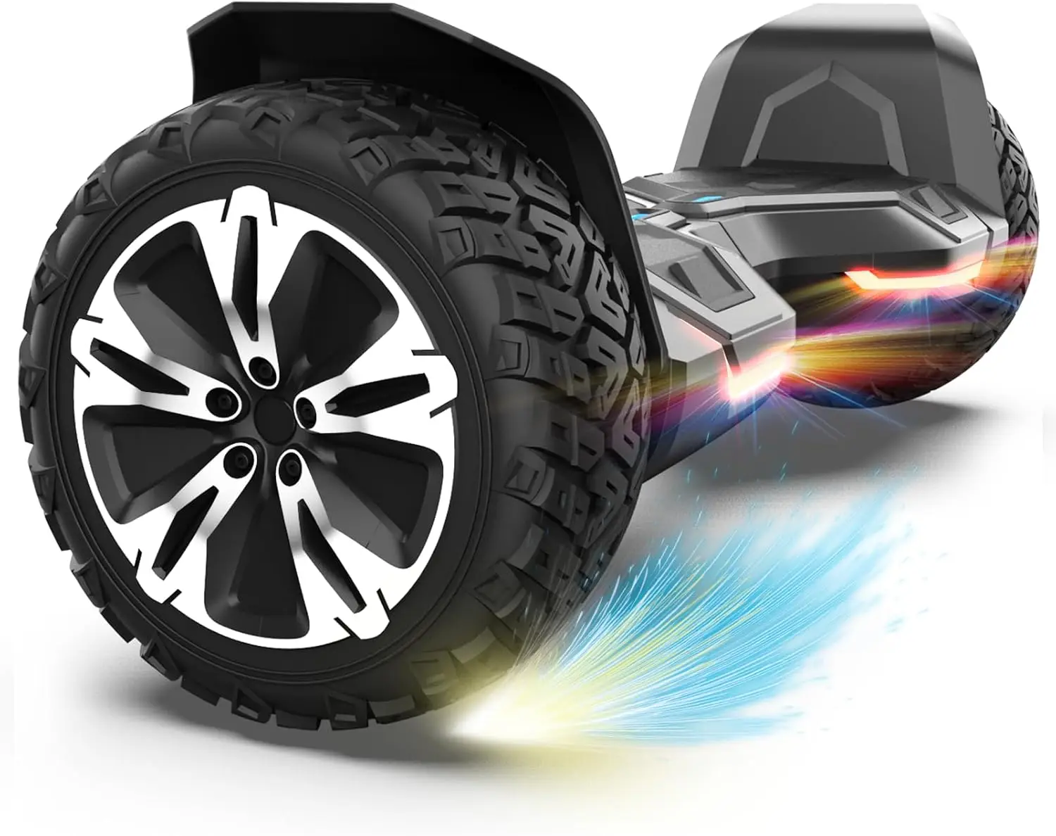 8.5 inch All Terrain Off Road Hoverboard with Bluetooth Speakers and LED Lights, UL2272 Certified Self Balancing Scooter