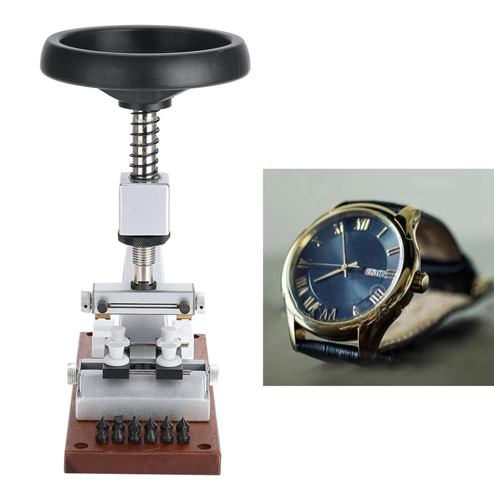 5700 Watch Case Opener 5700# Bench Watch Case Opener With Metal Base Watchmaker Repair Tool for  /
