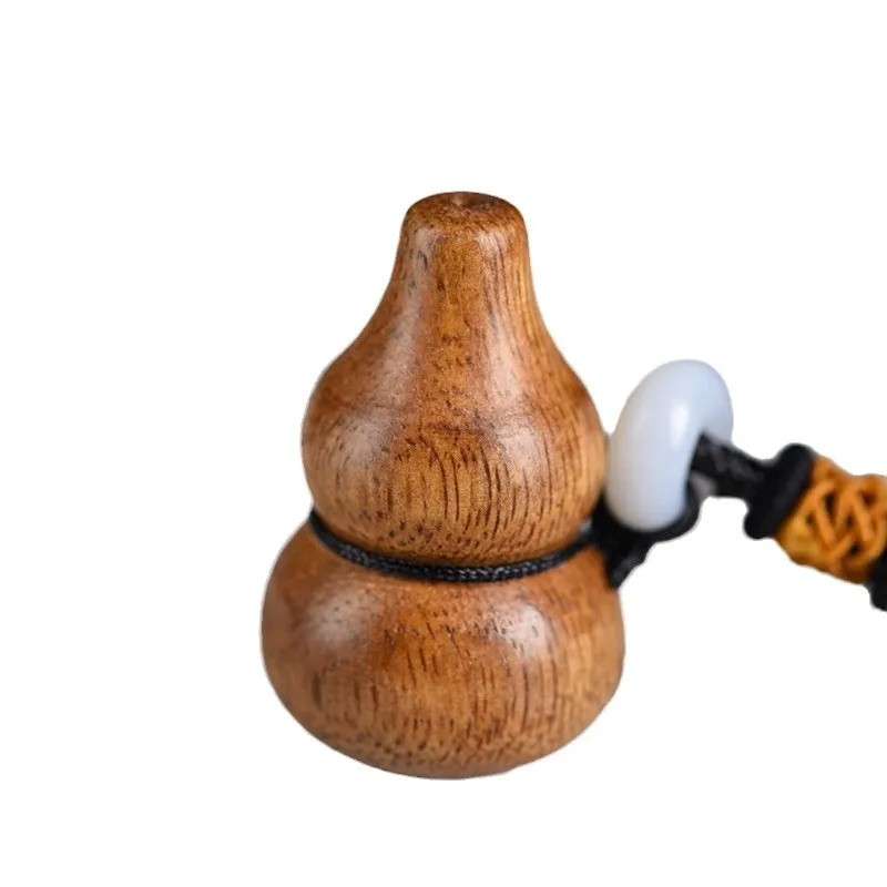 Kalimantan Agarwood Gourd Pendant Butter Grain Soft Silk Old Material Cultural Play Small Ornament Festival Gift