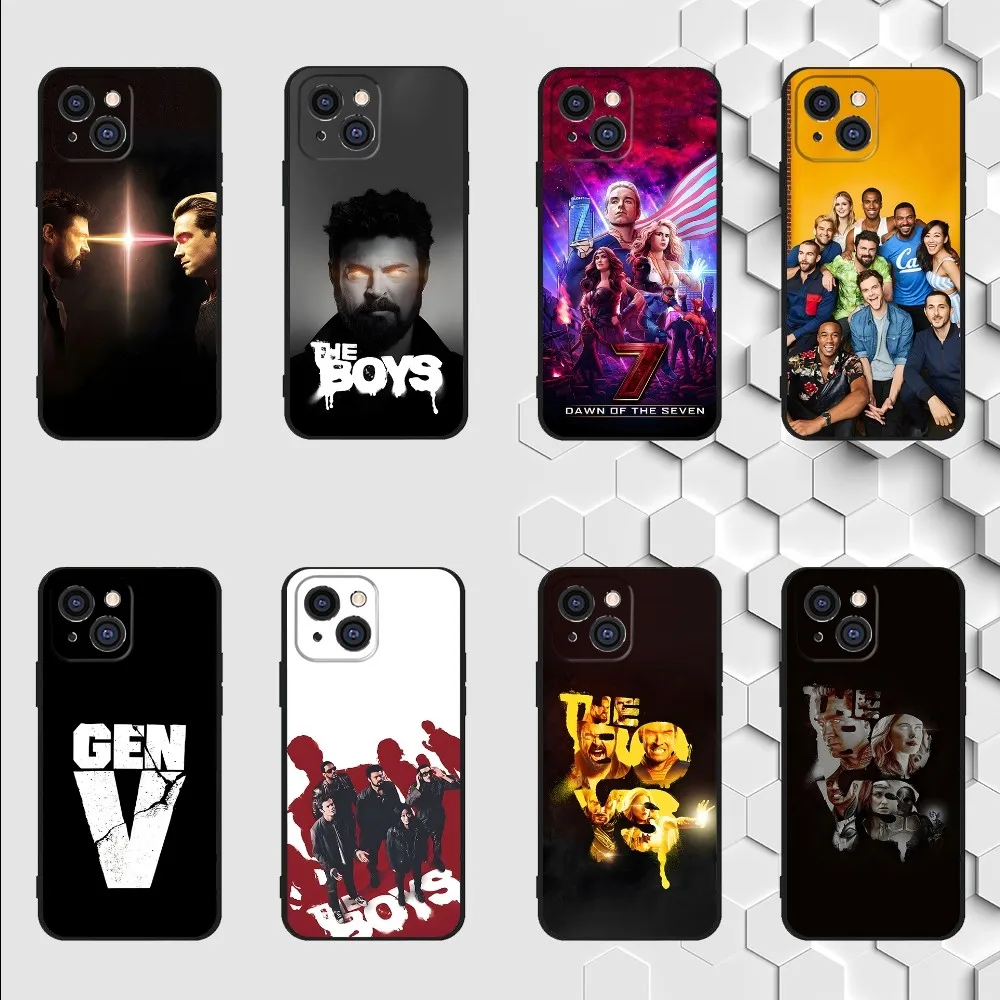 T-The-B-Boys TV Series Phone Case For iPhone 15,14,13,12,11 Plus,Pro,Max,XR,XS,X,7,8 Plus,SE,Mini Silicone Soft Cover