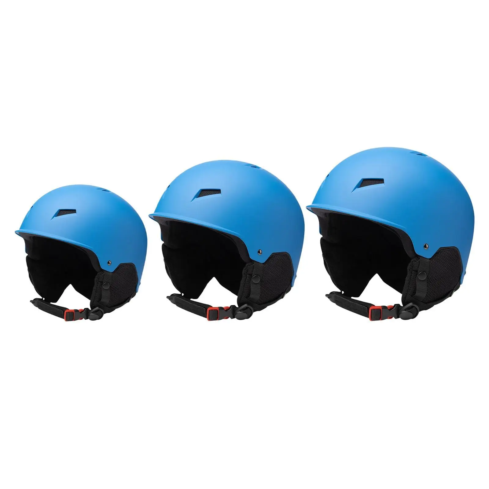 Warm Snow Helmet Crash Protection Easy to Use Breathable Vent Design Multifunctional Practical Adjustable Strap Skiing Equipment