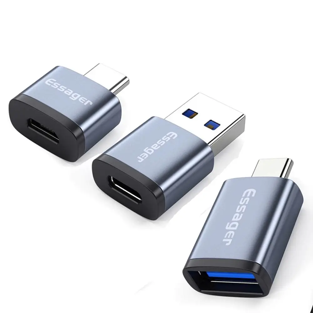 Adapter Micro to Type-C Transfer Adapter Male to Female Type-C to USB USB C Adapter OTG Connector U Disk Reader USB Converter