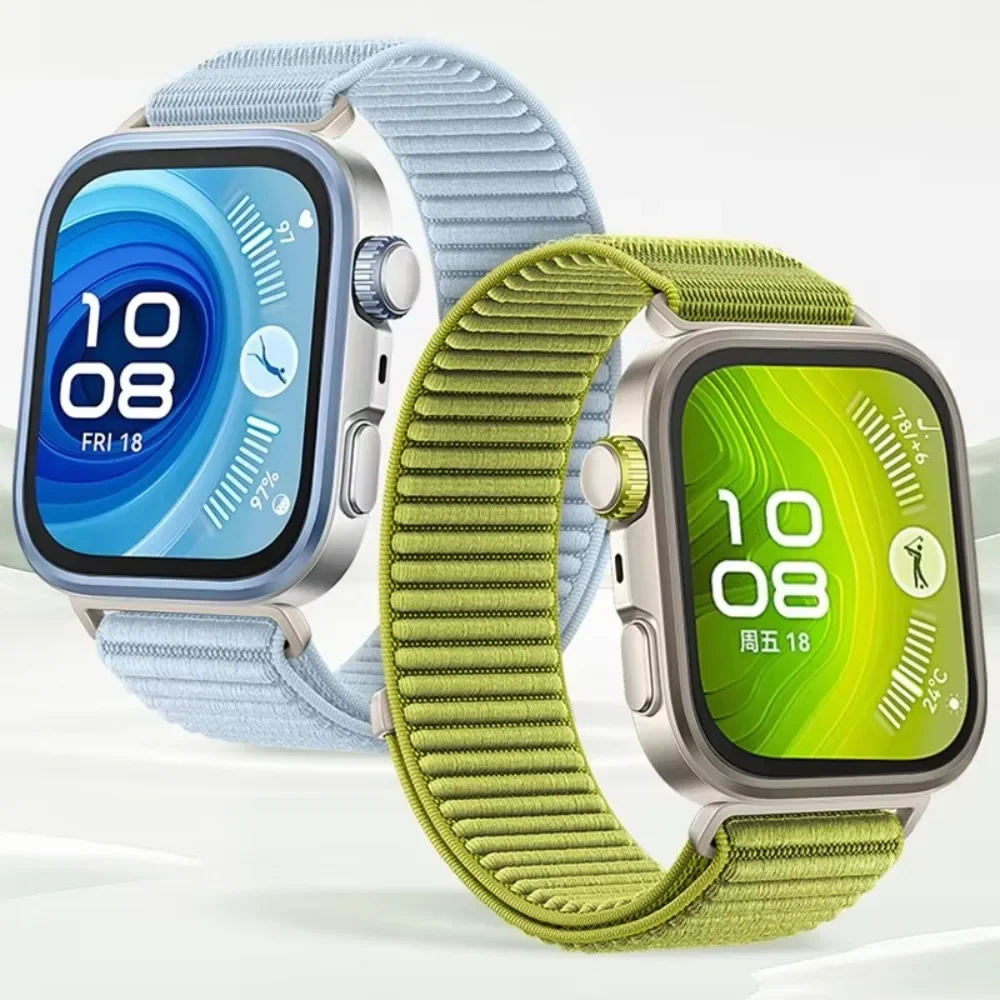 1:1 QuickLink Watch Strap for Huawei Watch Fit 4 Elastic Nylon Replacement Strap Replacement Tracker Strap For Huawei Fit4 Fit3