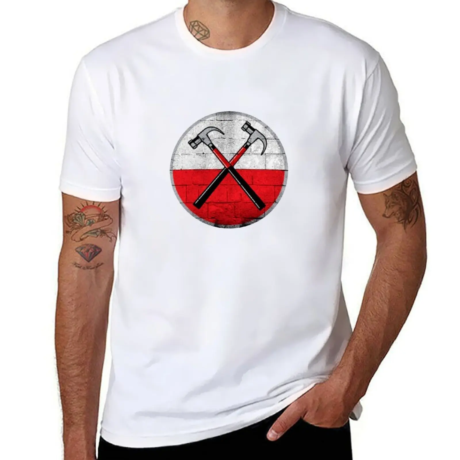 

The Wall Hammer T-Shirt men t shirt cotton 100% printed t shirts for man T-Shirt
