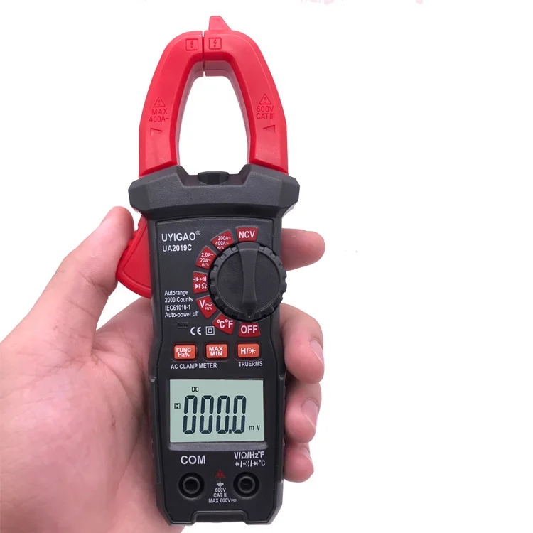 

UA2019C pinza amperometrica amperimetro digital clamp meter without DC current tester