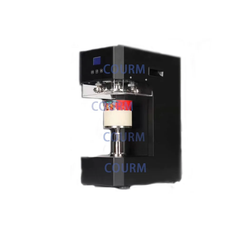 

Desktop Automatic LCD Screen Intelligent Nuts Roasted Plastic Cans Pet Canned Beer Beverage Aluminum Can Sealing Machine