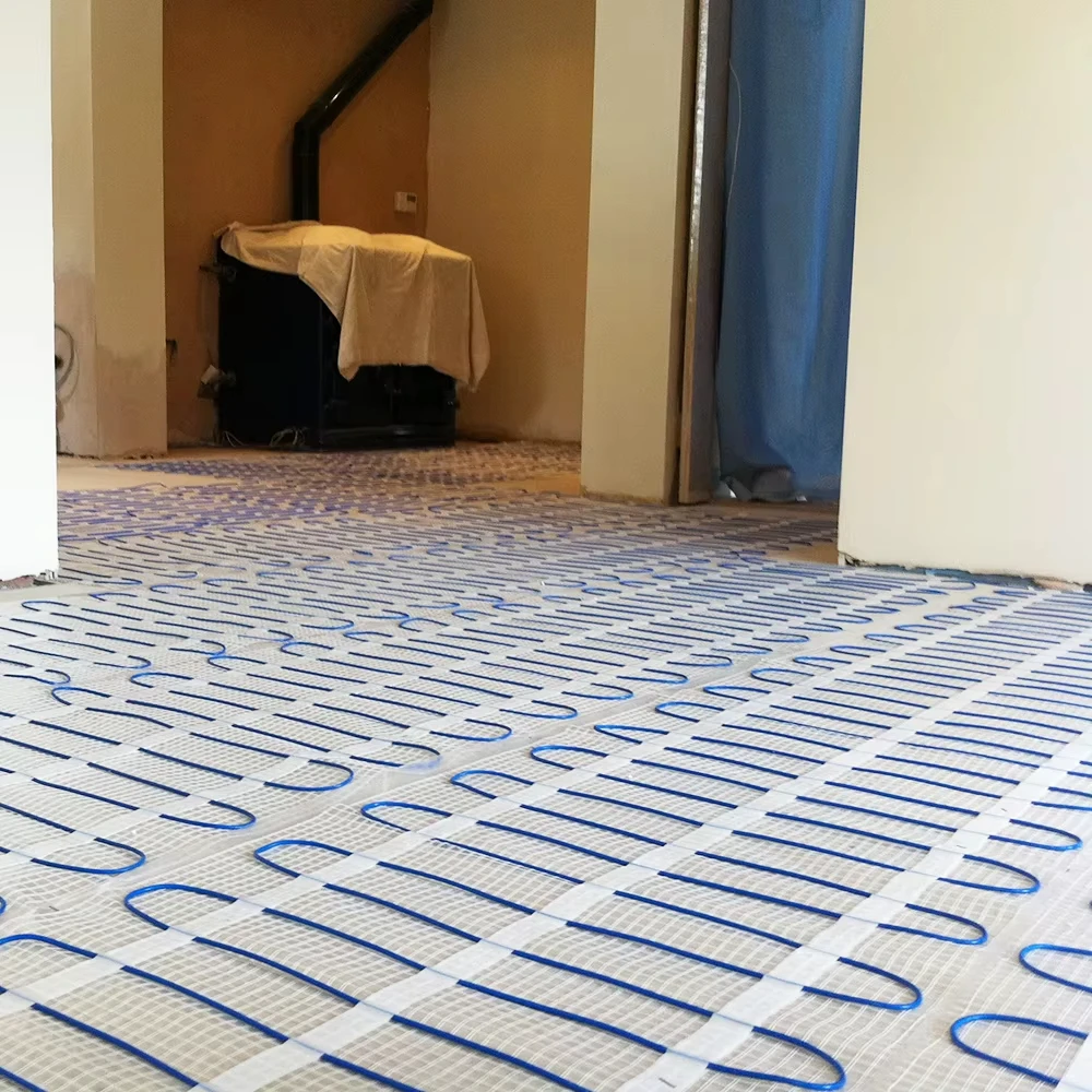 230V 200W/M2 Underfloor Heating mat Electric Radiant Self-Adhesive Floor Heating System Parts Kit Pad For Tiles Ceramic Bathroom