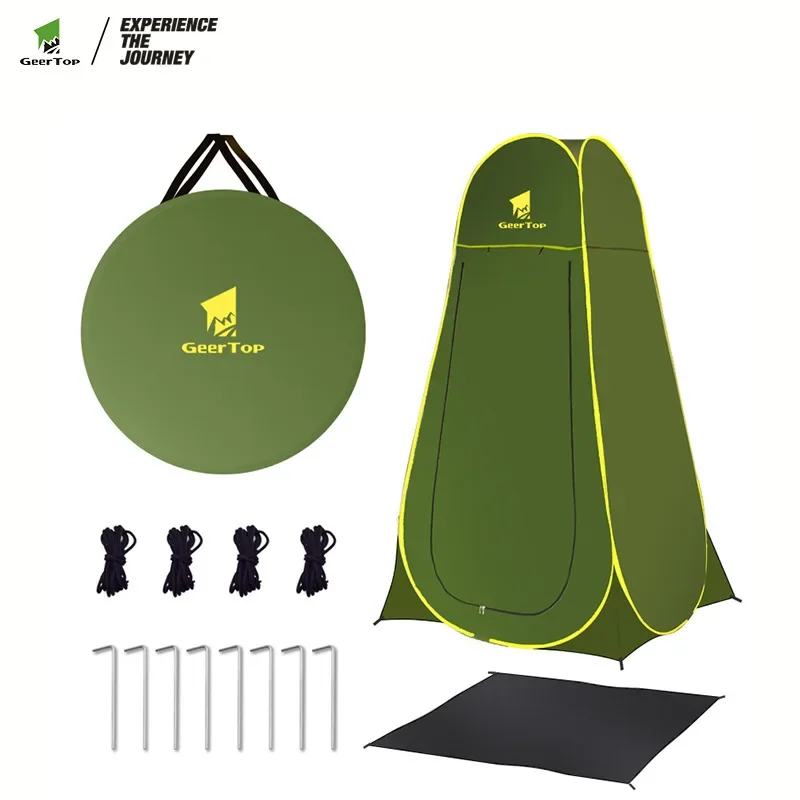 Imagem -05 - Portátil Dobrável Quick Open Praia Dump Conta wc Tent Banho Exterior e Mudando Camping Tent Gratuito para Configurar