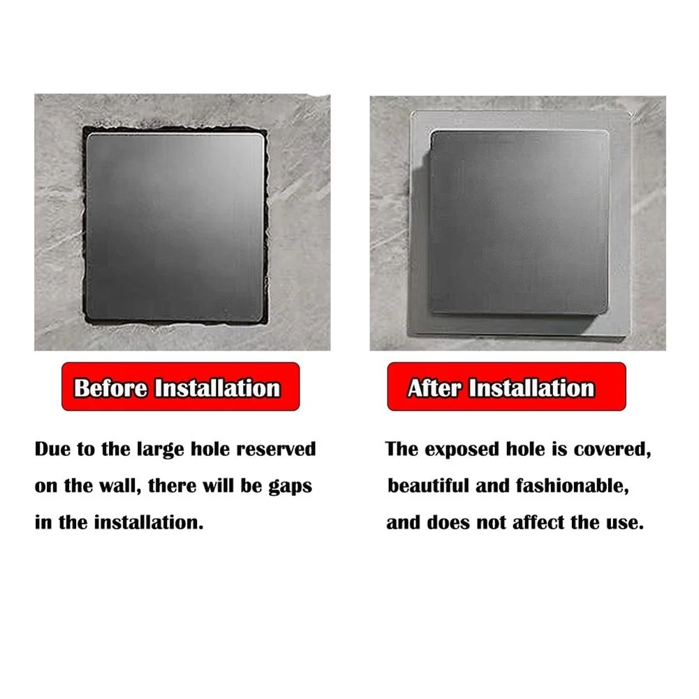 Decorative Frame Switch Socket Panel Elegant Colors Everyday Use Hassle-Free Upgrade Modern Home Decor Tool Part