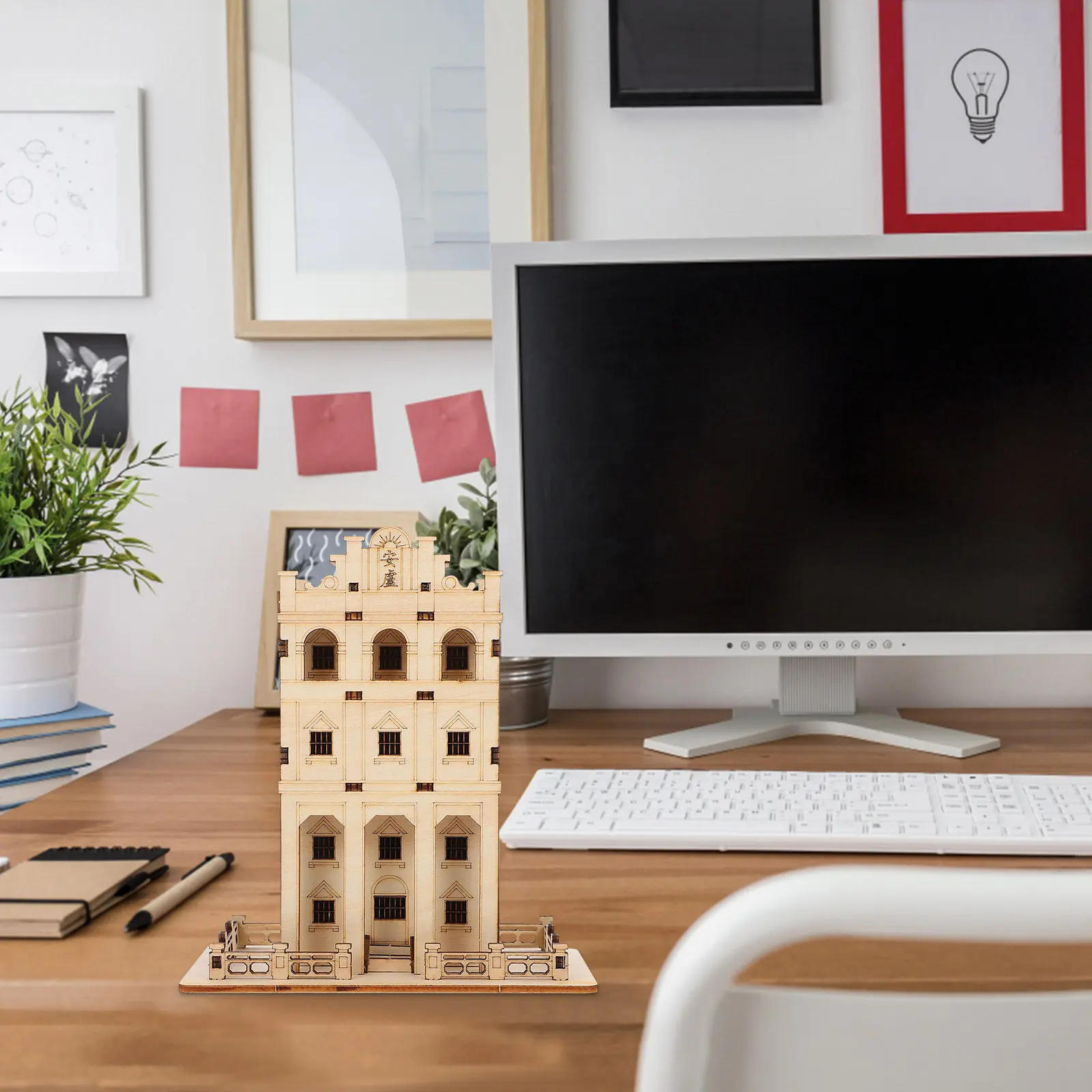 

1Set Wood 3D Puzzle Creative Educational DIY Assembly for Kids Boys Girls Home Office Decoration Kids Gift 3D Wooden Puzzle Toy