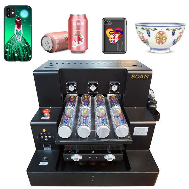 Impresora A3 UV dtf Printer Machine For Any Irregularly Shaped Cup Bottle With UV dtf Printer Film Transfer