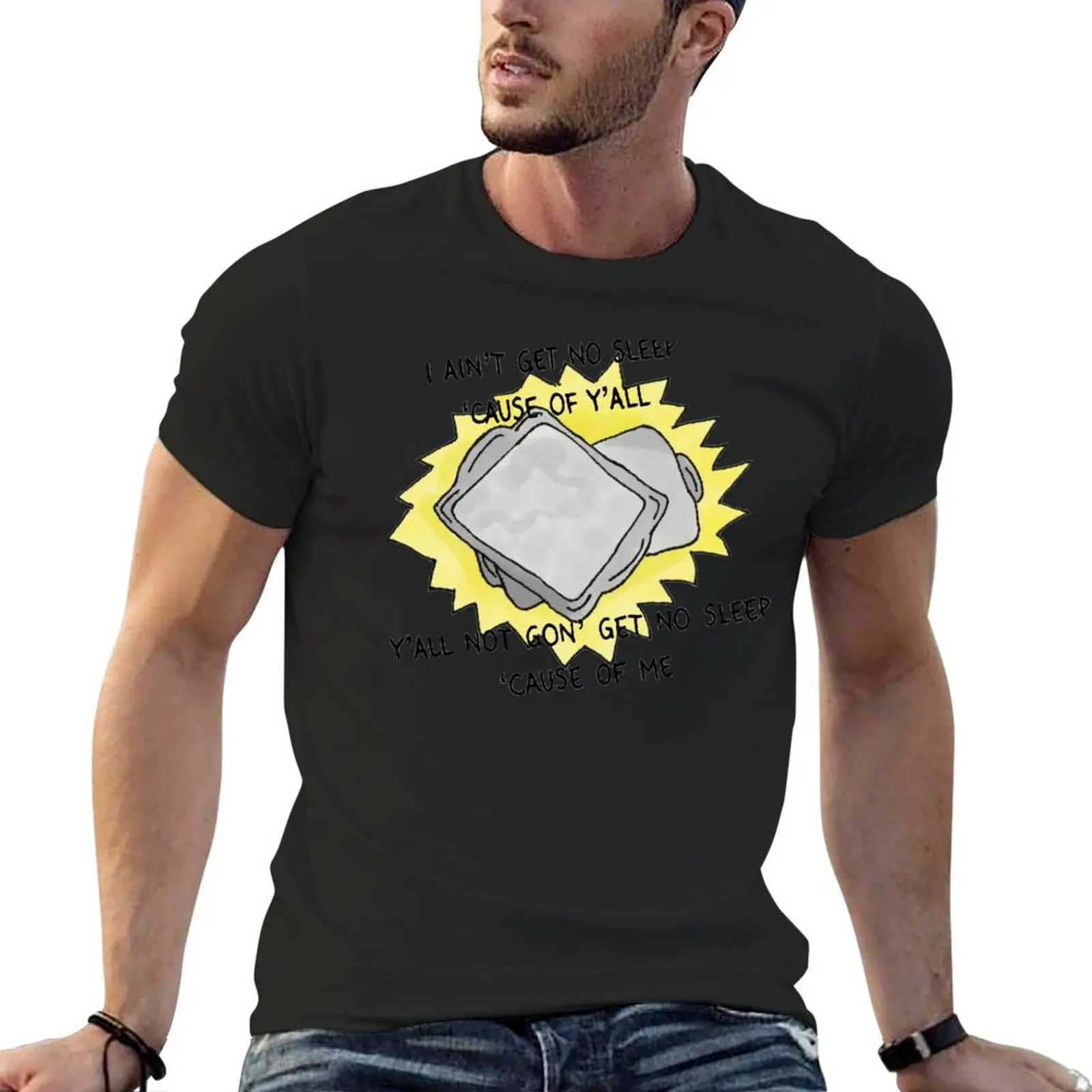 Футболка с надписью «I is not Not Sleep причина Of You Vine», аниме фигурки funnys, незаменимая футболка workou, футболка для мужчин Футболка с надписью «I is not Not Sleep причина Of You Vine», аниме фигурки funnys, незаменимая футболка workou, футболка для мужчин