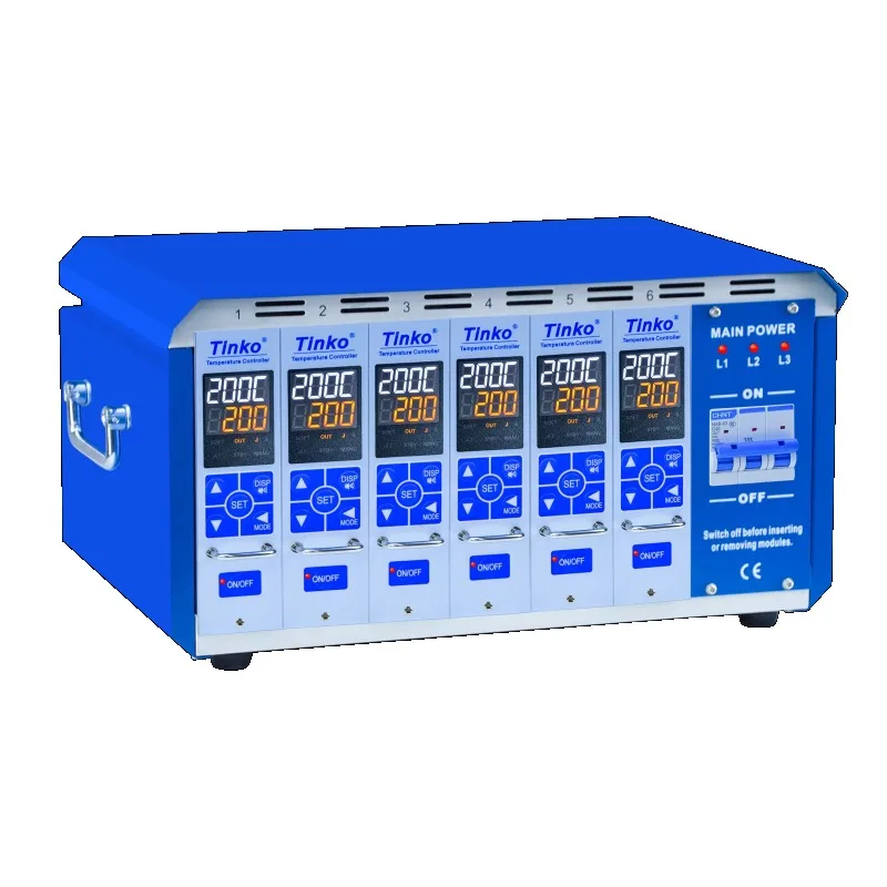 6 Zone 15A China Auxiliary Equipments for Injection Molding Machine Manufacturer Hot Runner Temperature Controller