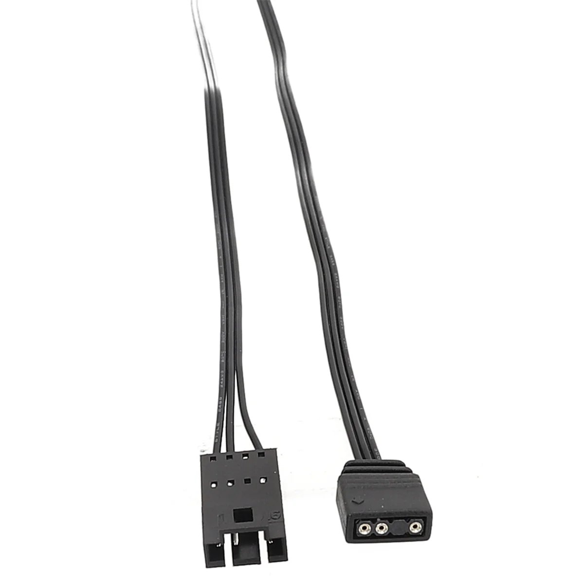 コルセアファン用アダプターケーブル,12v, rgb, 4ピン,5v, 3ピン,マザーボードコントロールライト用メスコネクター