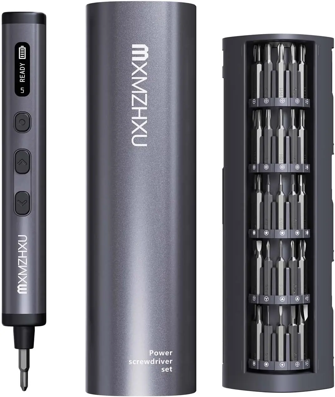 3.7V Mini Electric Screwdriver Set, 78-in-1 with 72 Magnetic Bits, Max 0.5N.m for Electronics Repair