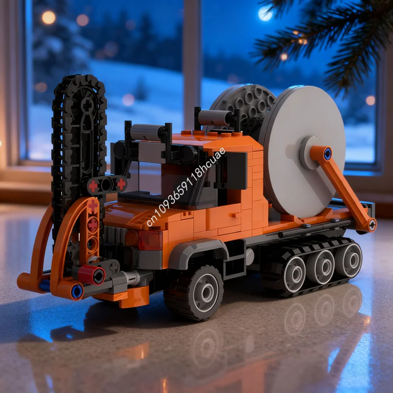 

331pcs MOC Cable Laying Truck City Constructioned Model Building Christmas Gifts Blocks Toys DIY Idea Education Kids Birthday