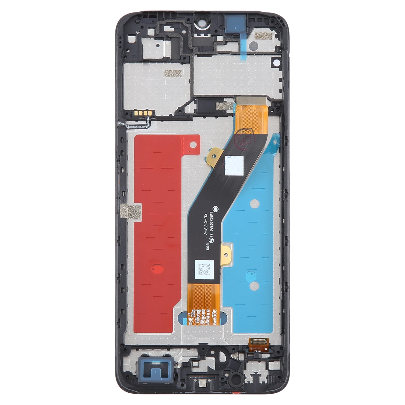 For ZTE Blade A34 LCD Screen Digitizer Full Assembly with Frame Phone Display LCD Screen Repair Replacement Part