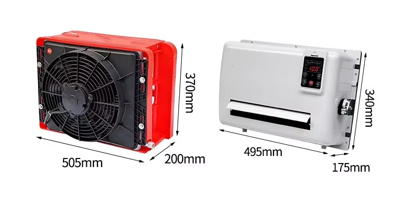 12v 24v Truck & RV High Quality New Split Parking Air Conditioner AC Make Fan 12V With R-134A Refrigerant Barch Compressor