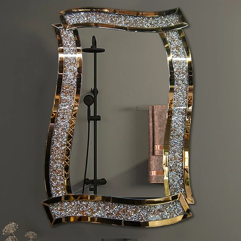Long Large Model Wall Decorative Mirror Makeup Vintage Full-body Mirror Bathroom Shower Deco Chambre Room Decoration