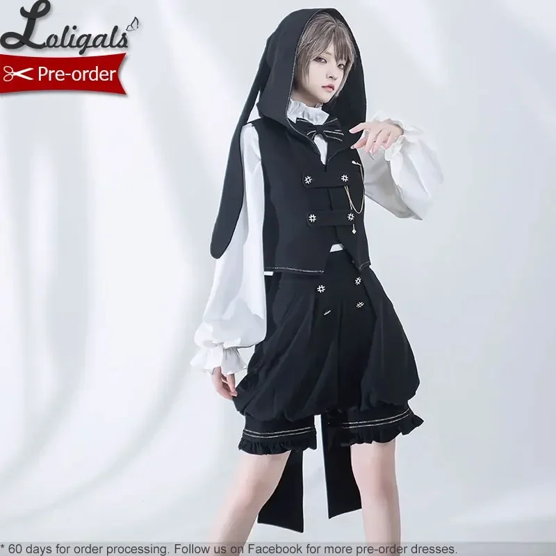

Boy Style Ouji Lolita Prince Hooded Cloak / Vest / Shorts / Long Sleeve Shirt 2025 spring summer new style