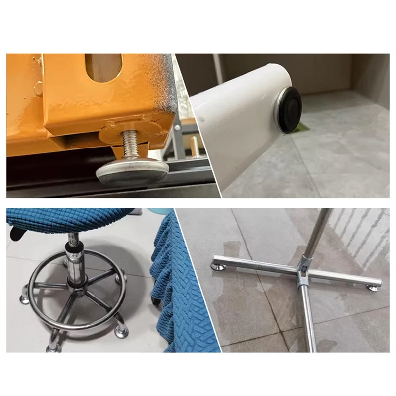 4 pz M6 M8 M10 mobili tavolo sedia divano gamba piedi livellatore regolabile Glide Slide Pad