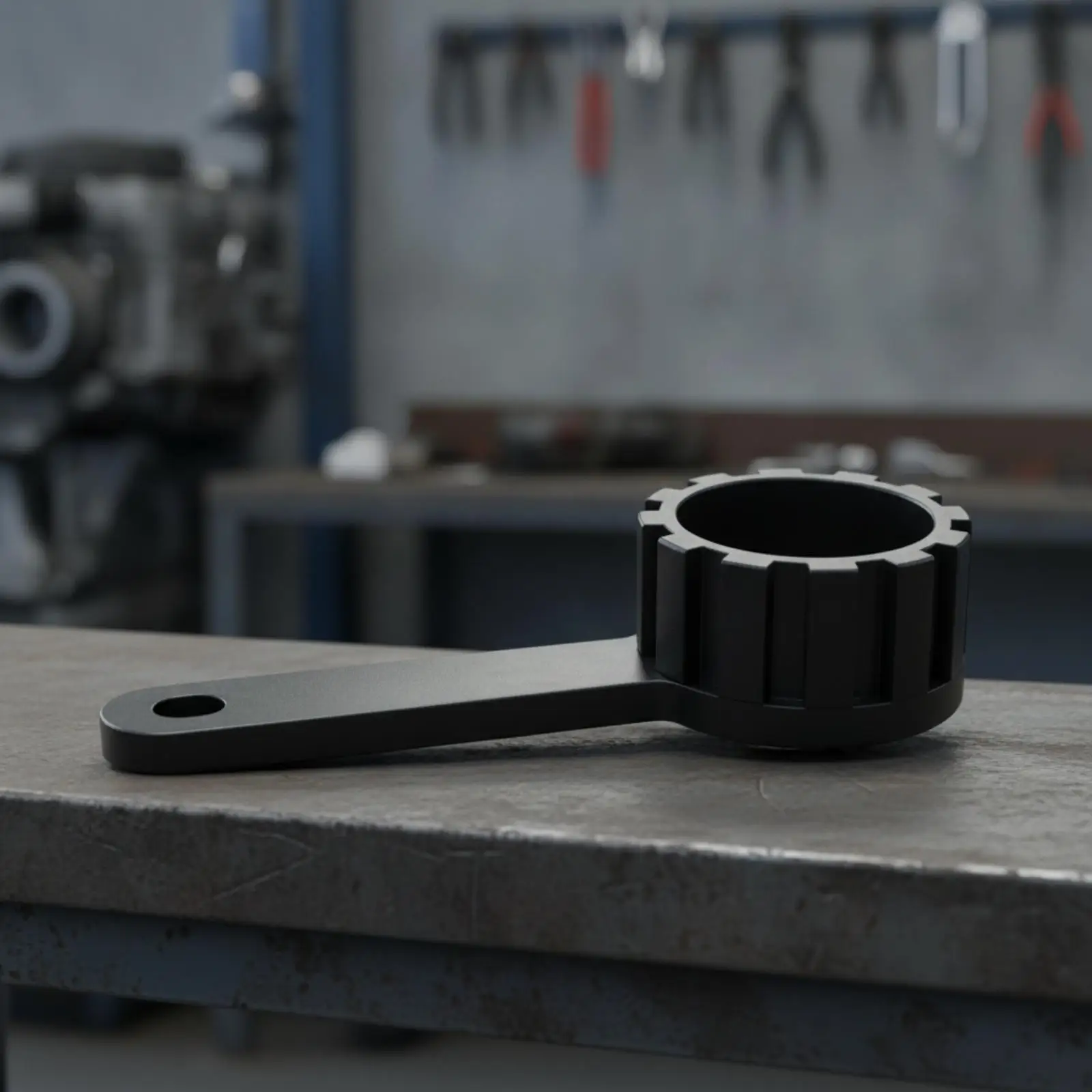 Boat Mechanic Bearing Nut Wrench Outboard Motor Retaining Nut Socket Tool for Tight Engine Compartments Maintenance