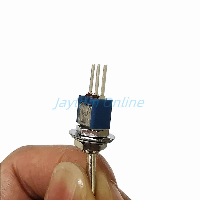 5pcs 5MM Mini Toggle Switch SMTS-102 125V/3A SPDT 3-Pin On On 2 Position Blue Color Stitch Pins