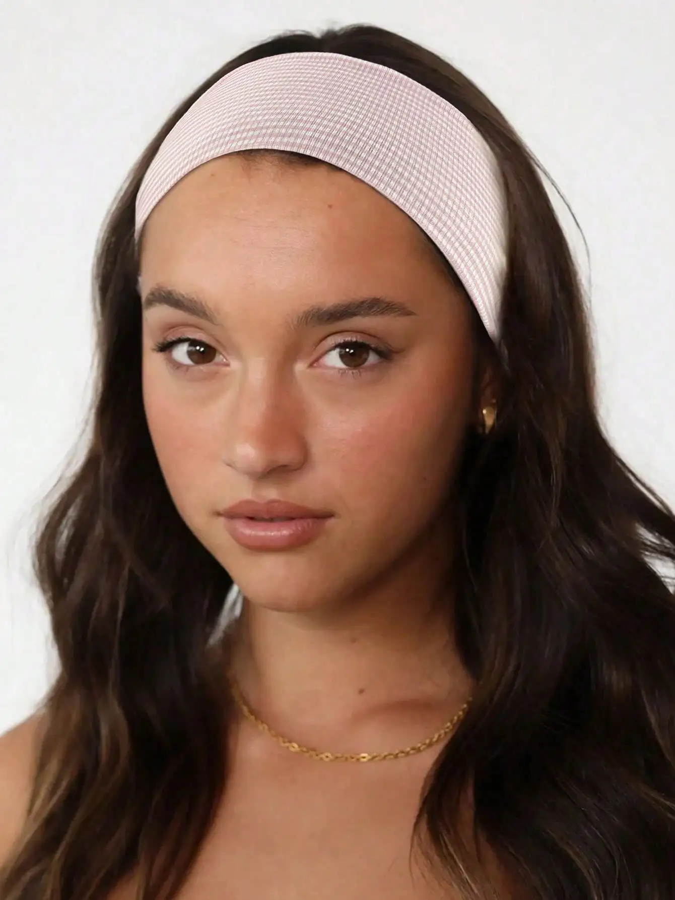 

5pcs/Set Fashion Women Soft Non-Slip Headbands With Bow, Stripe, Heart, Floral Prints, Elastic Yoga Sports Hair Accessories, Ver