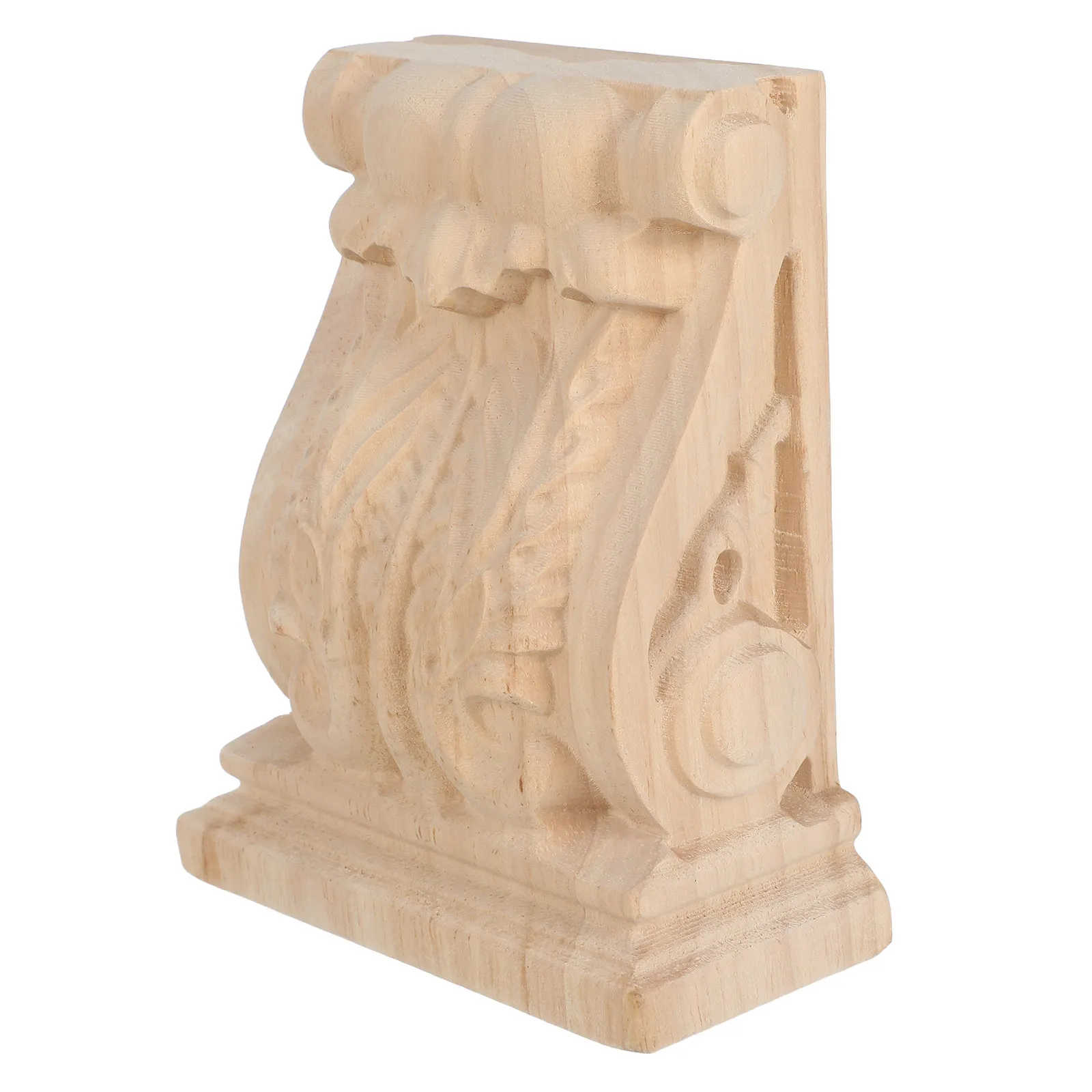 

Кронштейн из массива дерева, резной, в европейском стиле, угловой, декоративный, для полок, мебельных тумб, неокрашенный