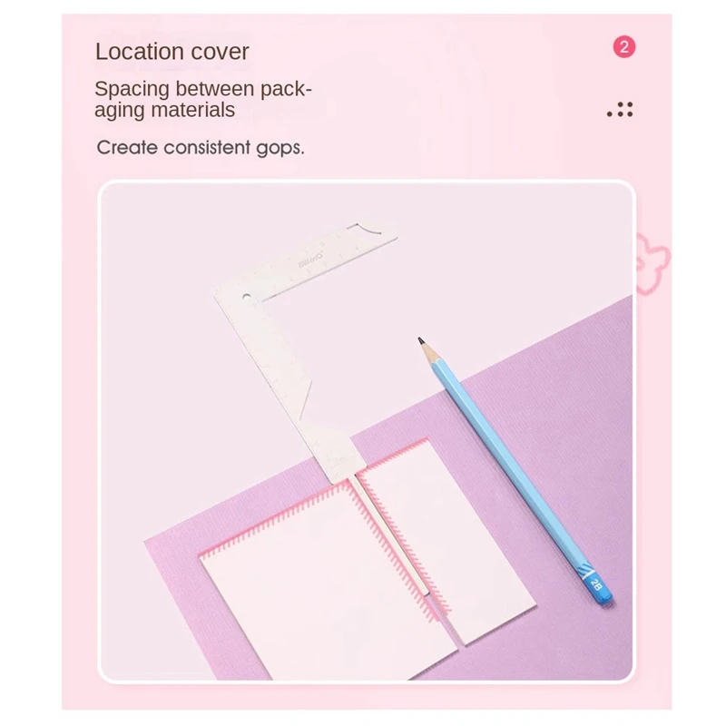 KW-TRIO Book Cover Guide, 5-In-1 Bookbinding Set Kit Stainless Book Binding Set For Journal, Album, Planner, Calendar