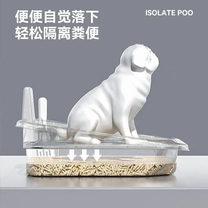 مرحاض كلب كلب صغير من الفولاذ المقاوم للصدأ للكلاب