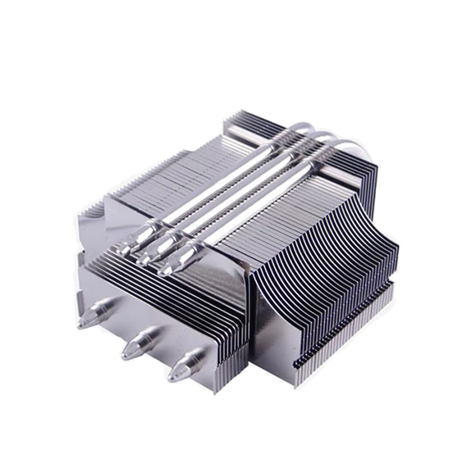 

Factory Customized Aluminum Stacked Bonded Cpu Heat Sink Zipper Pin Fin Heat Sink